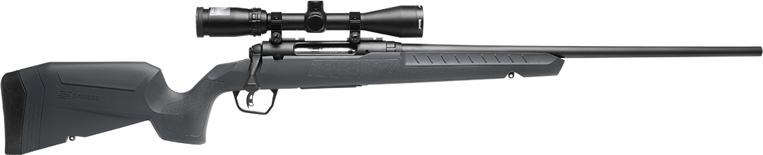 Savage Arms 32179 Axis 2 XP Combo Full Size 25-06 Rem 4+1 22" Black Sporter Barrel, Black Carbon Steel Receiver Drilled & Tapped, Gray Fixed Synthetic Stock, Weaver 3-9x40mm Scope, Right Hand