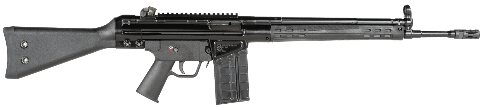 PTR 109 A3S PTR 109 308 Win 7.62x51mm NATO 18" 20+1 Black Powdercoat Black Polymer Grip with Scope Mount