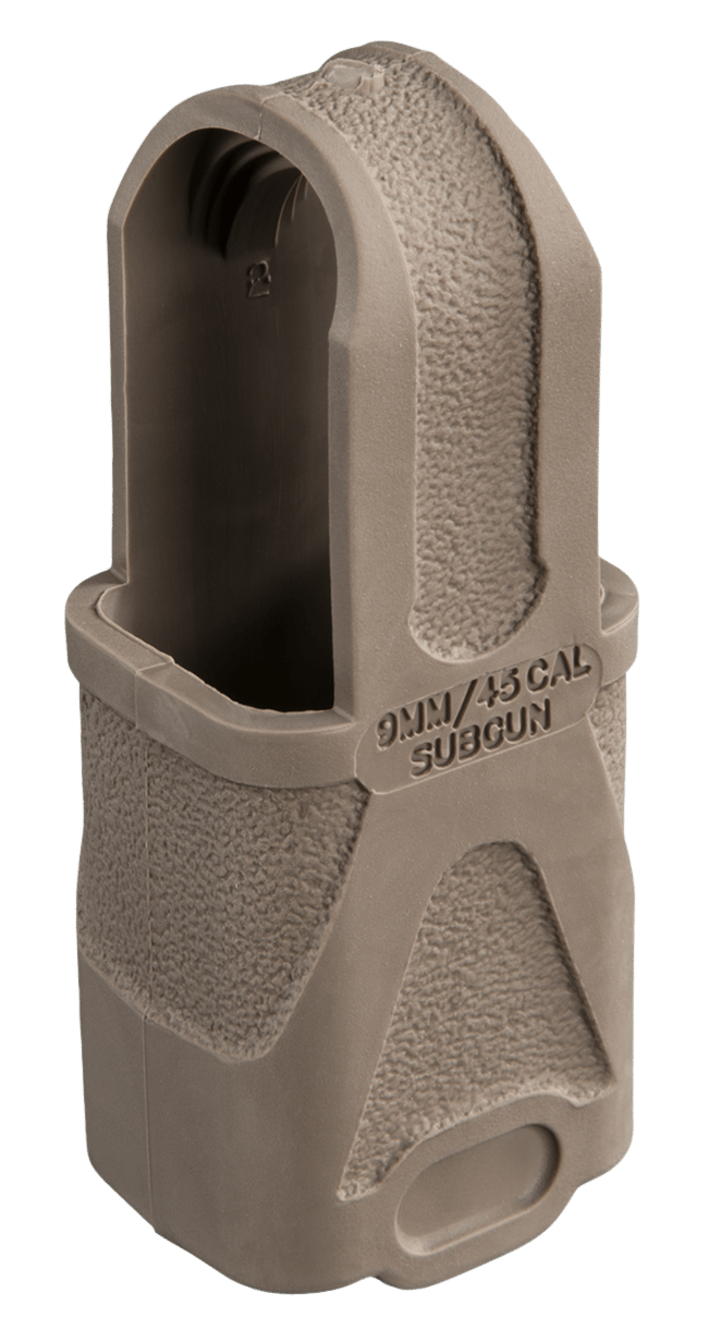 Magpul MAG003-FDE Original Magpul Made of Rubber w/ Flat Dark Earth Finish for 9mm Subgun Mags/ 3 Per Pack