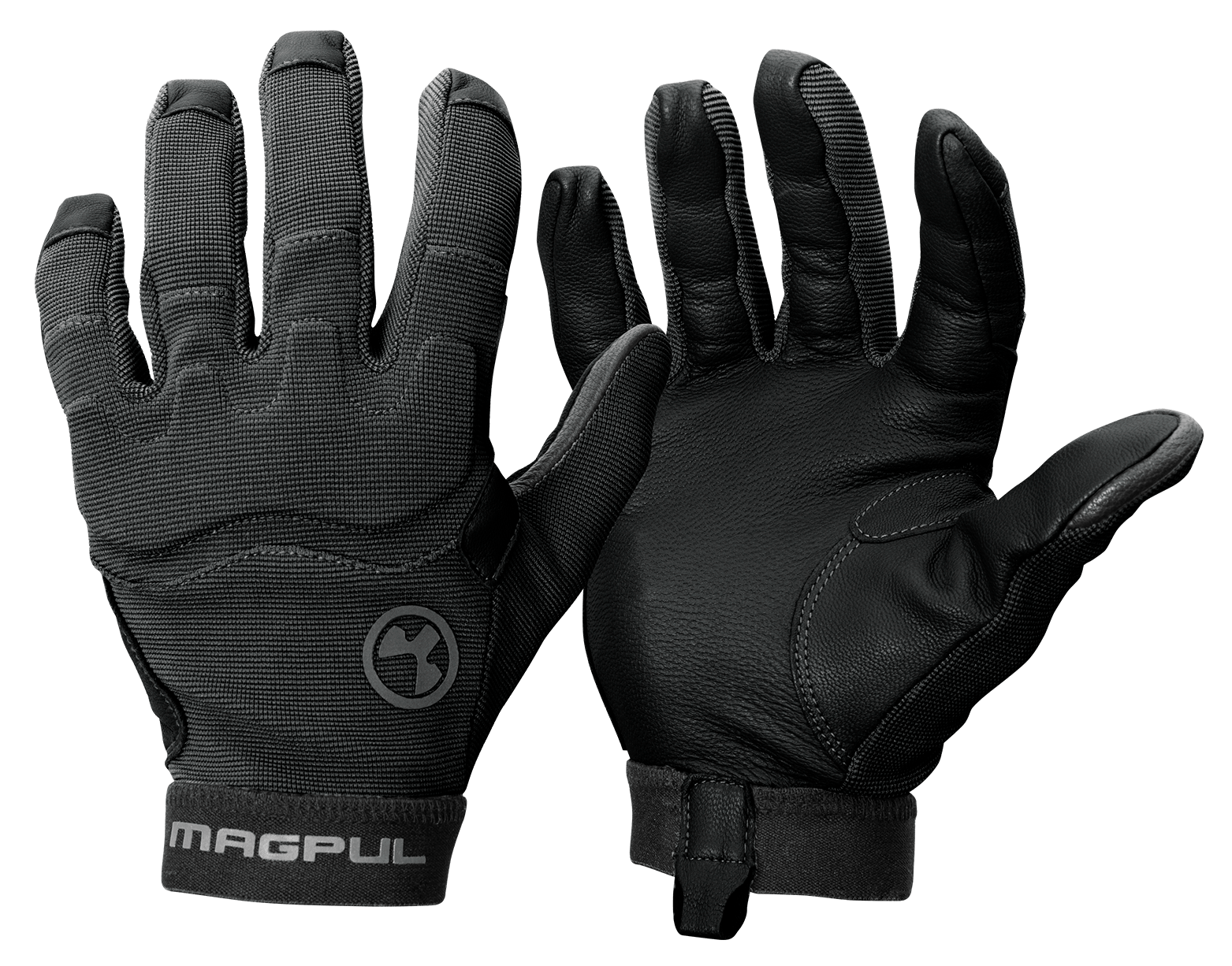 Magpul MAG1015-001 Patrol 2.0 Gloves Black Nylon/Leather Medium