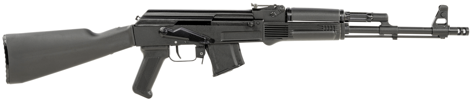 Arsenal SAM7R62 SAM7R 7.62x39mm 10+1 16.25", Black, Polymer Furniture, Muzzle Brake, Ambi Safety, Enhanced FCG, Adj. Sights, Includes Cleaning Kit & Sling