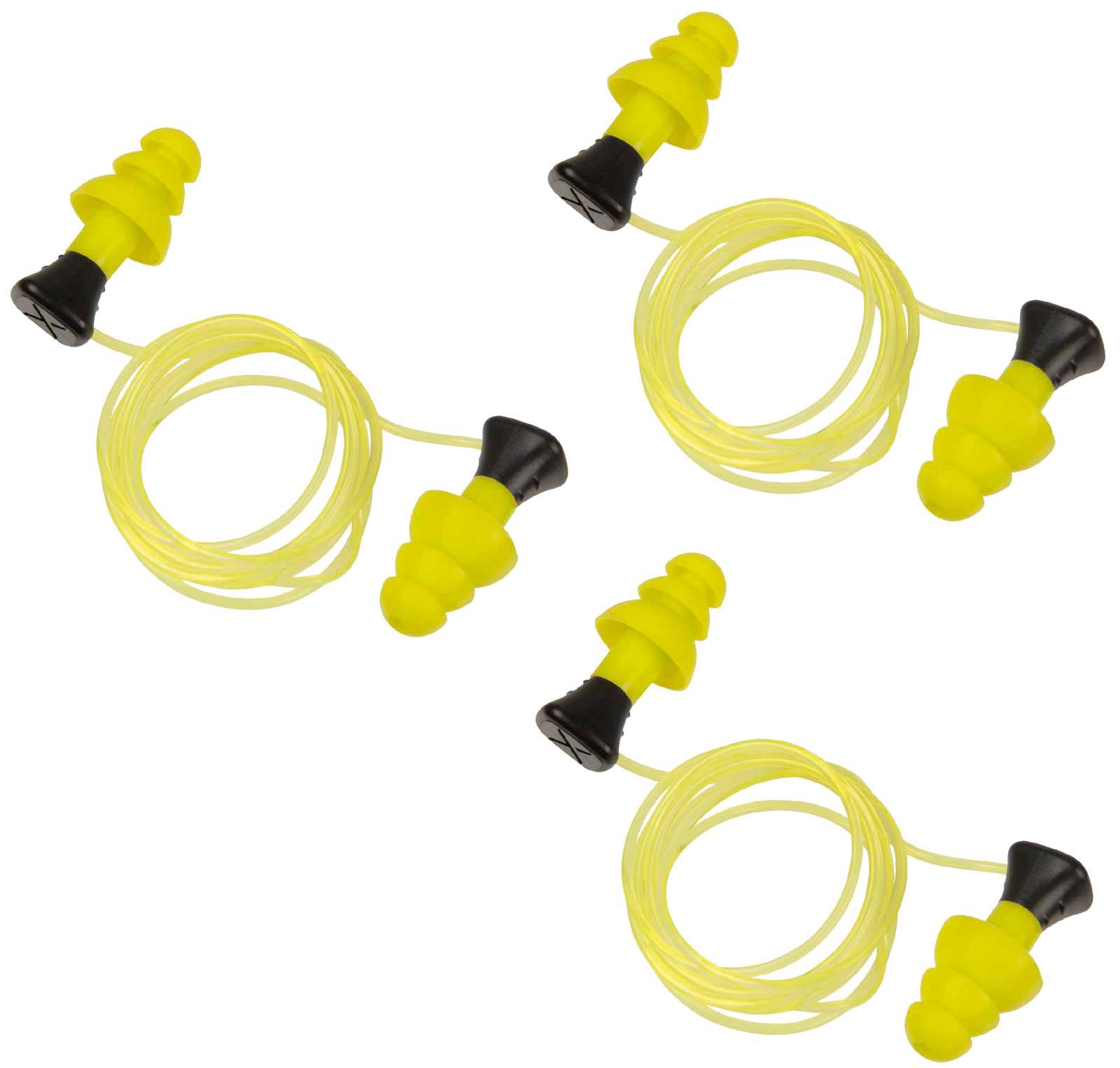 Allen 4118 Tethered Silicone Ear Plugs 26 dB Yellow 3 Pair