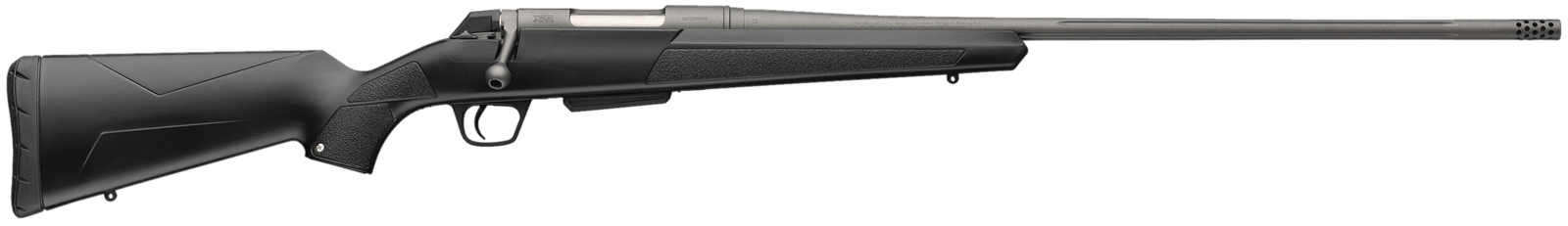 Winchester Repeating Arms 535801230 XPR Extreme 7mm Rem Mag 3+1 26" Tungsten Cerakote Fluted Threaded Barrel & Drilled & Tapped Steel Receiver, Fixed Black Synthetic Stock