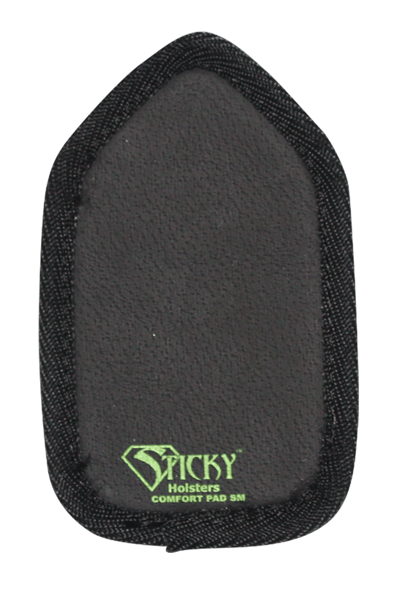 Sticky Holsters COMFORTPADSM Comfort Pad Holster Cushion IWB Size Small Black Foam Hook & Loop Ambidextrous