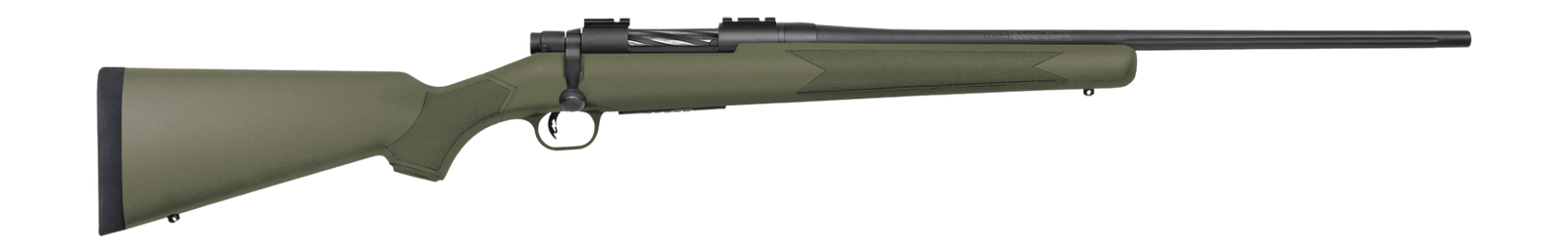 Mossberg 28078 Patriot 30-06 Springfield 5+1 22" Matte Blued Fluted Barrel, OD Green Synthetic Stock