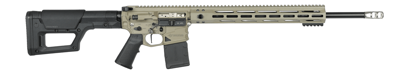 Nemo Arms BL-22ARC-20SS Battle-Light 22 ARC 10+1 20" Black Threaded Barrel, Nemo Sage Gray Aluminum Receiver w/Picatinny Rail, M-LOK Handguard, Magpul PRS Lite Black Polymer Stock, Black Magpul MIAD