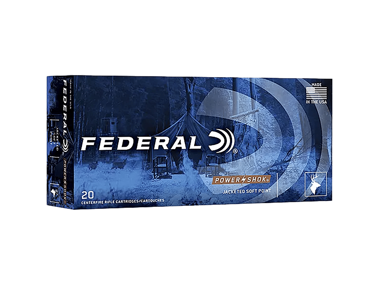 Federal 400LA Power-Shok 300WSM 210gr Soft Point 20 Per Box/10 Case