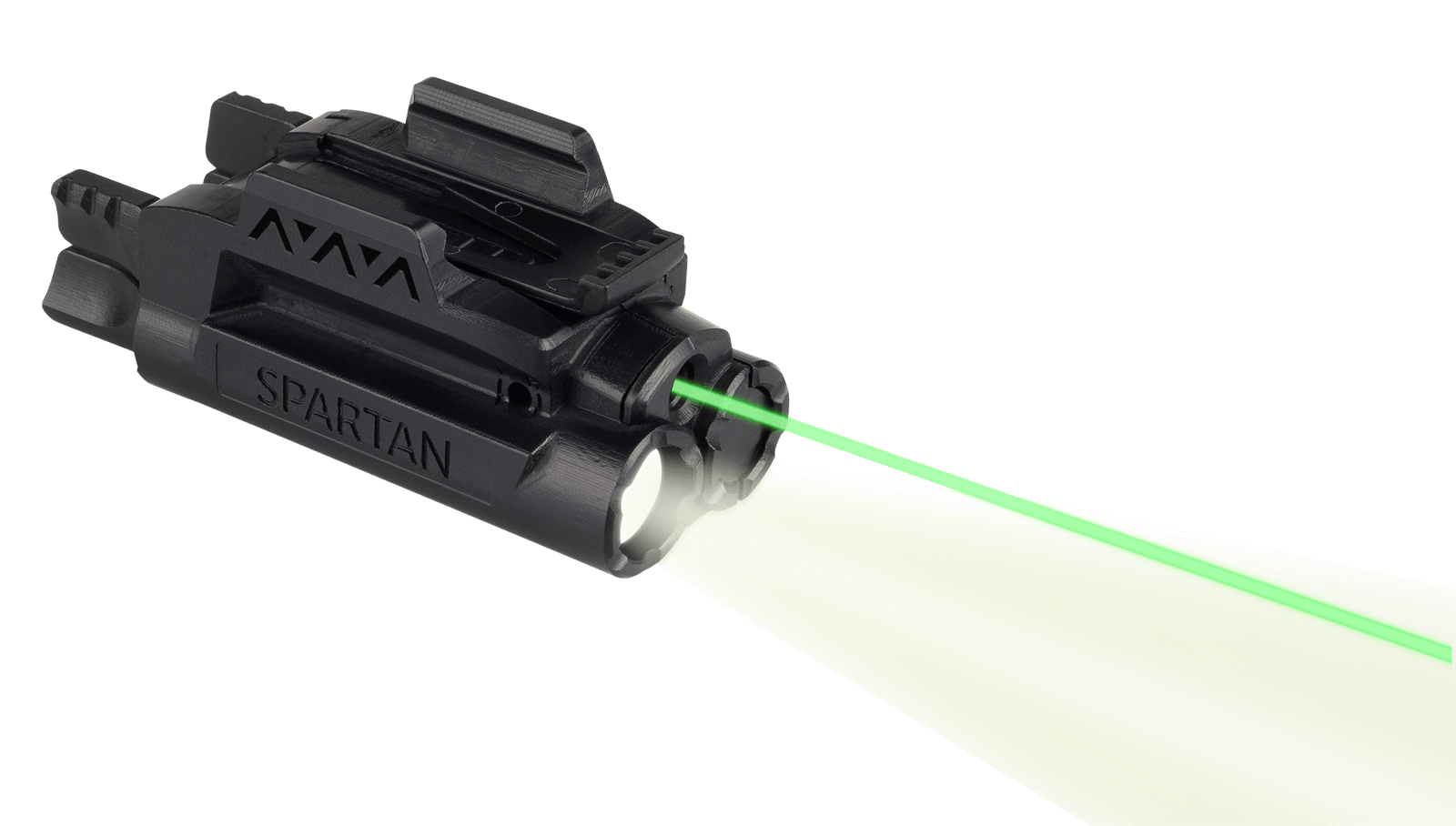 LaserMax SPSCG Green Spartan Light/Laser Black 120 Lumens White LED