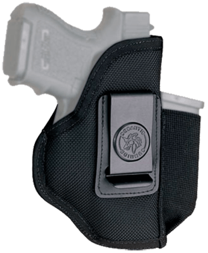 DeSantis Gunhide N87BJLAZ0 Pro Stealth IWB Black Nylon Belt Clip Fits Most Lg Frame DA Autos Fits 4" Barrel Ambidextrous