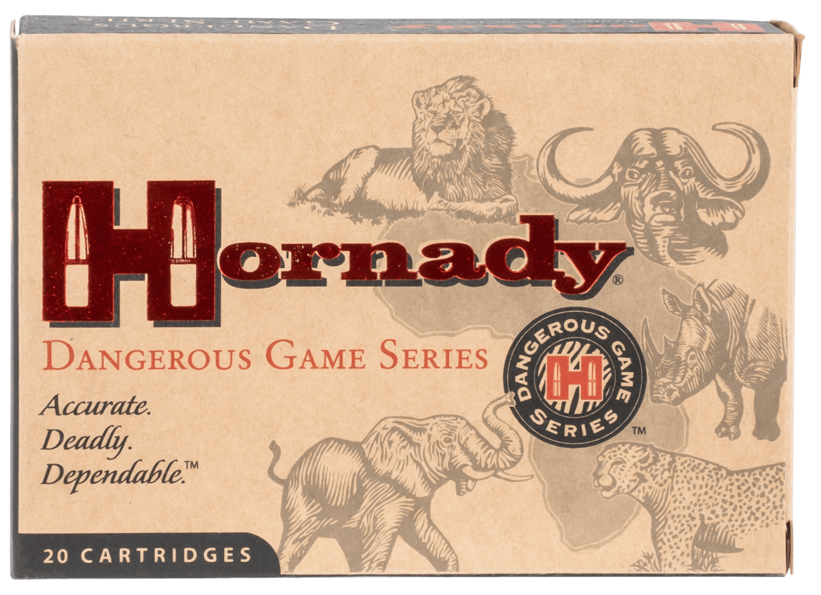 Hornady 8242 Dangerous Game 450-400NitroExpress 400gr Dangerous Game Solid 20 Per Box/6 Case