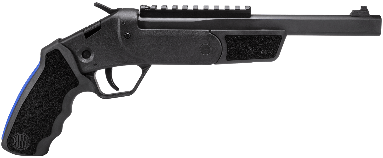 Rossi SSPB9-BK Brawler 45 Colt (LC)/410 Gauge 1rd 9", Black, Textured Rubber Grips, Optic Mount