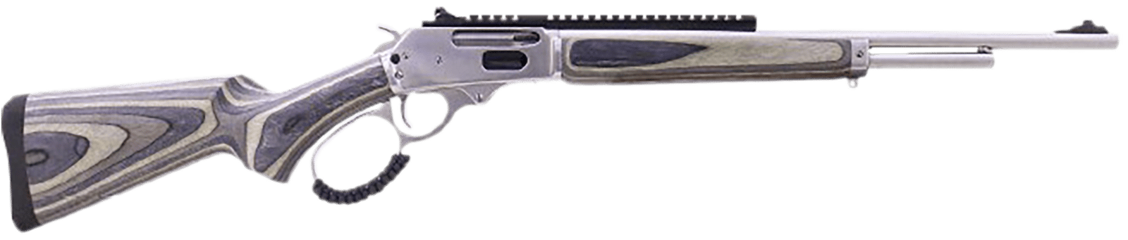 Rossi 950444189LW R95 444 Marlin 5+1 18" Matte Stainless Threaded Barrel, Stainless Polished Stainless Steel Receiver, Fixed Laminate Stock