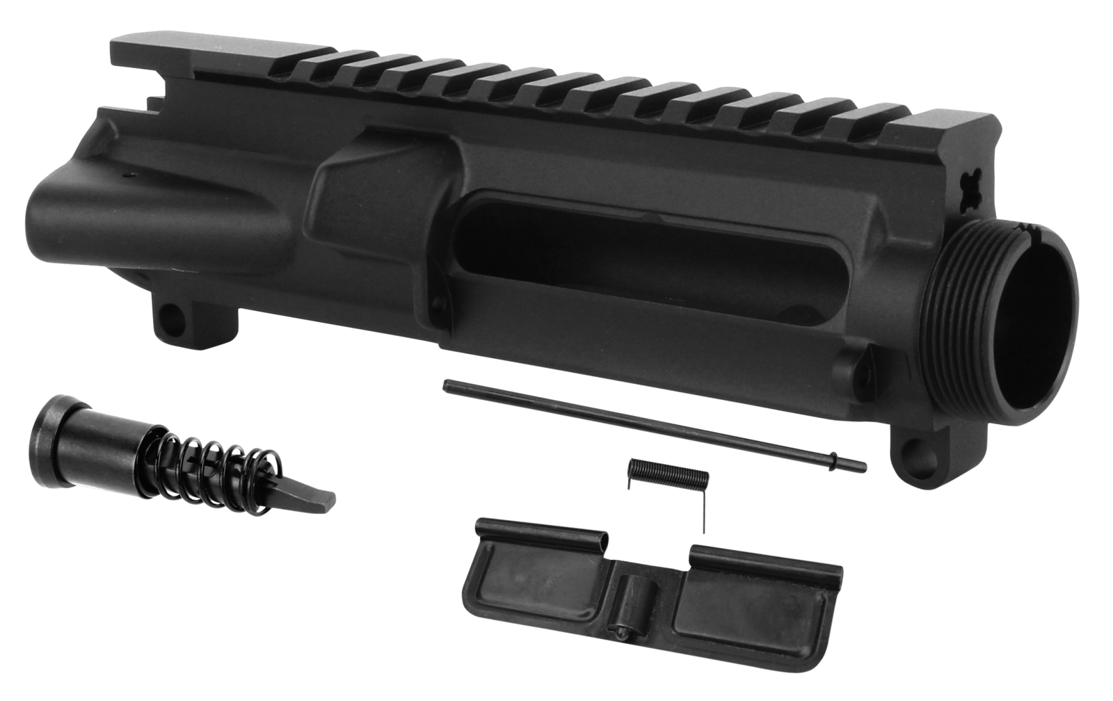 TacFire UP01C Stripped Upper Receiver 5.56x45mm NATO 7075-T6 Aluminum Black Anodized Receiver for AR-15