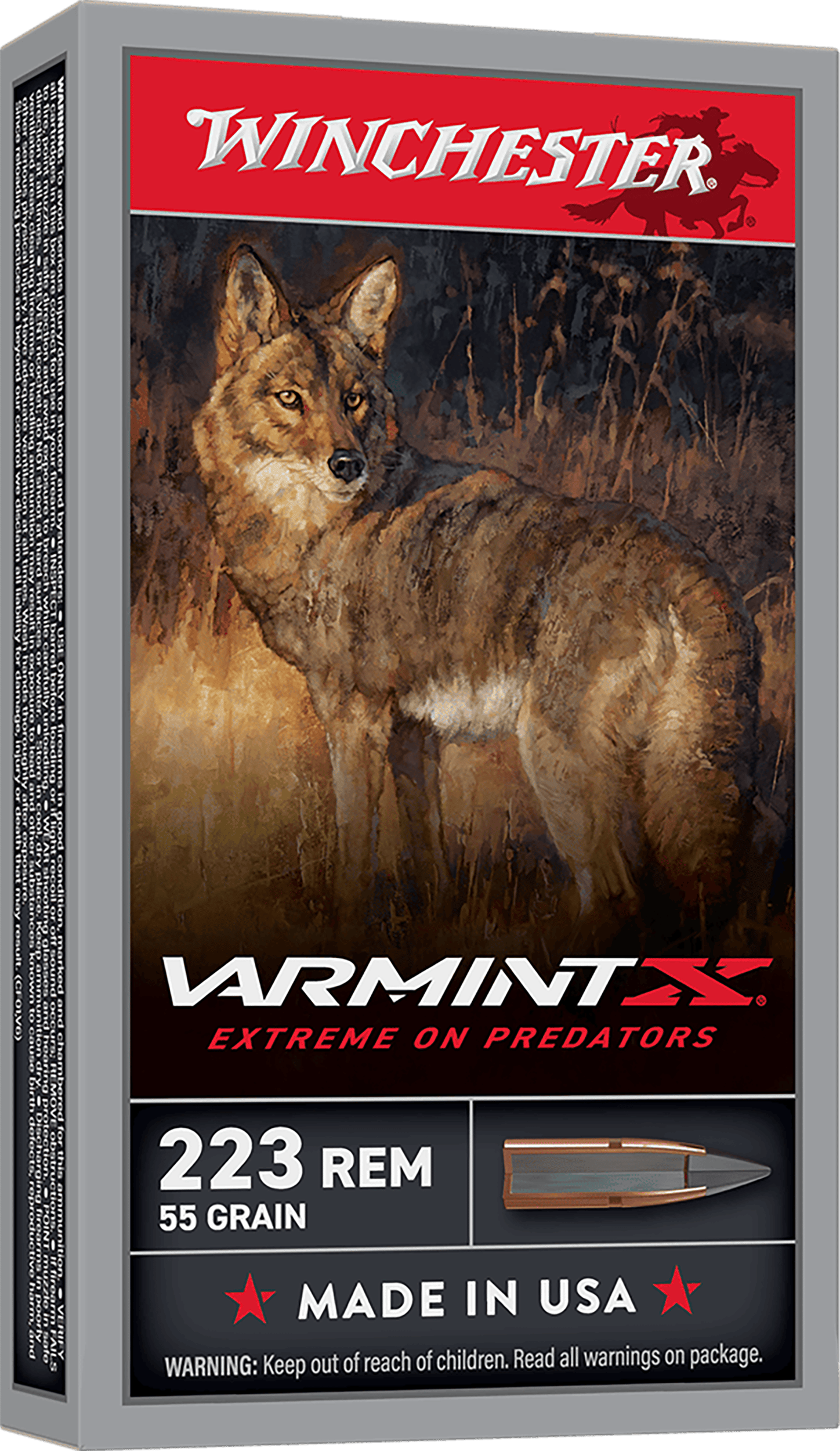 Winchester Ammo X22250PXP Varmint X 22-250Rem 55gr Extreme Point 20 Per Box/10 Case