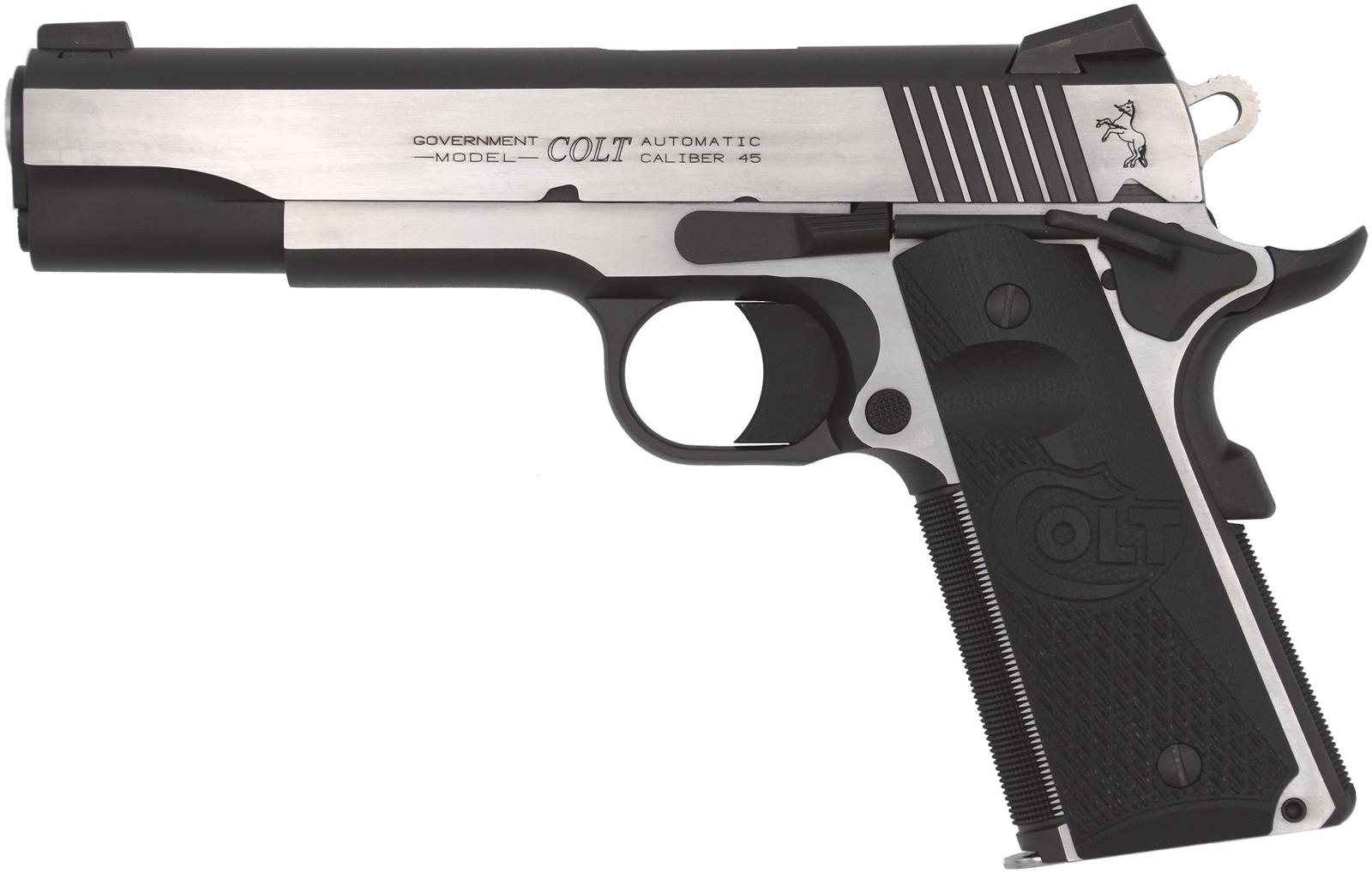 CLT COMBAT ELITE GOVT 45ACP 5 TWO TONE BLEM