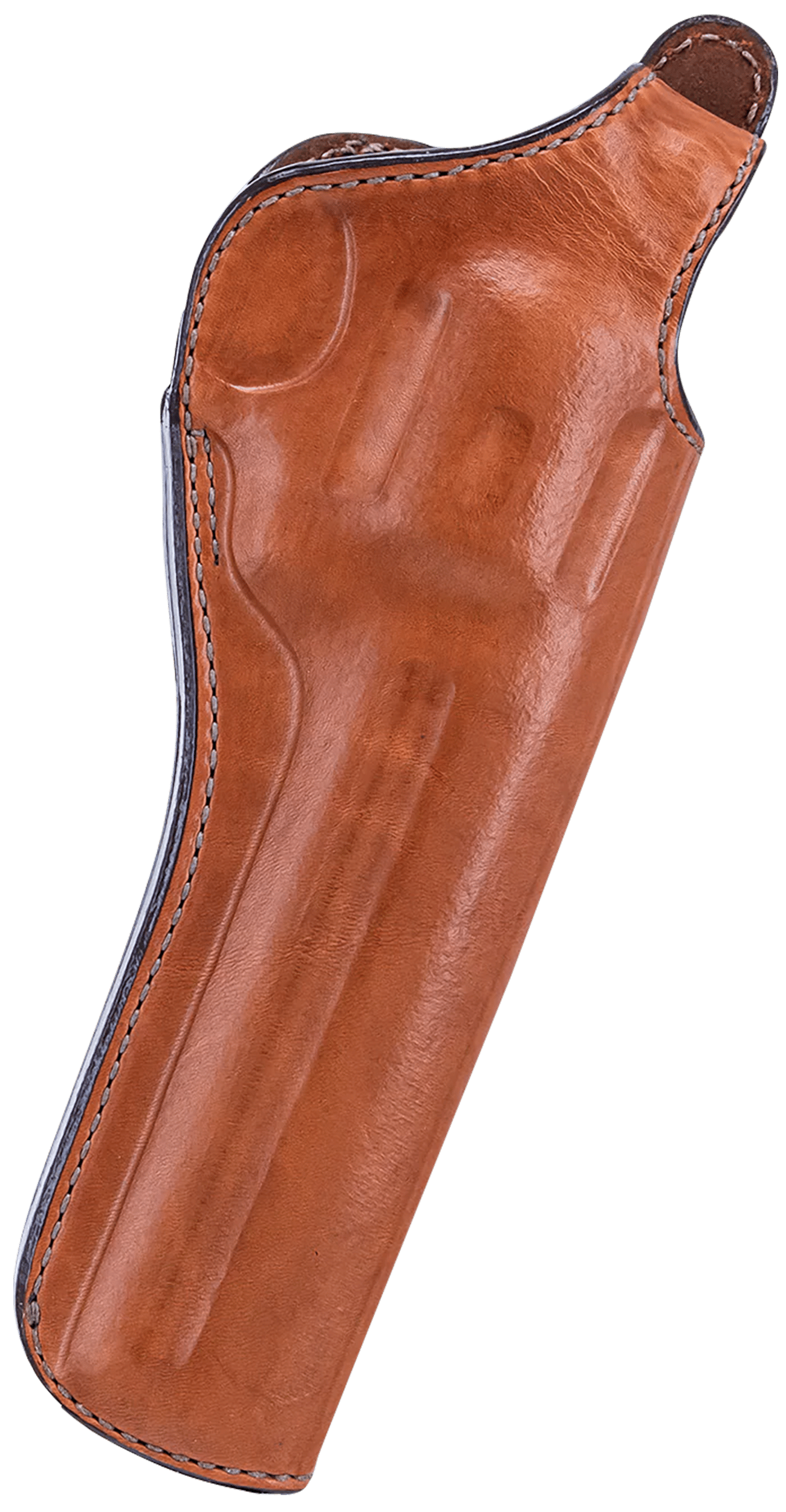 Bianchi 13099 111 Cyclone Belt Holster Size 10 OWB Open Bottom Style made of Leather with Tan Finish, Strongside/Crossdraw & Belt Loop Mount Type fits 7.5" Barrel Ruger RedHawk for Right Hand