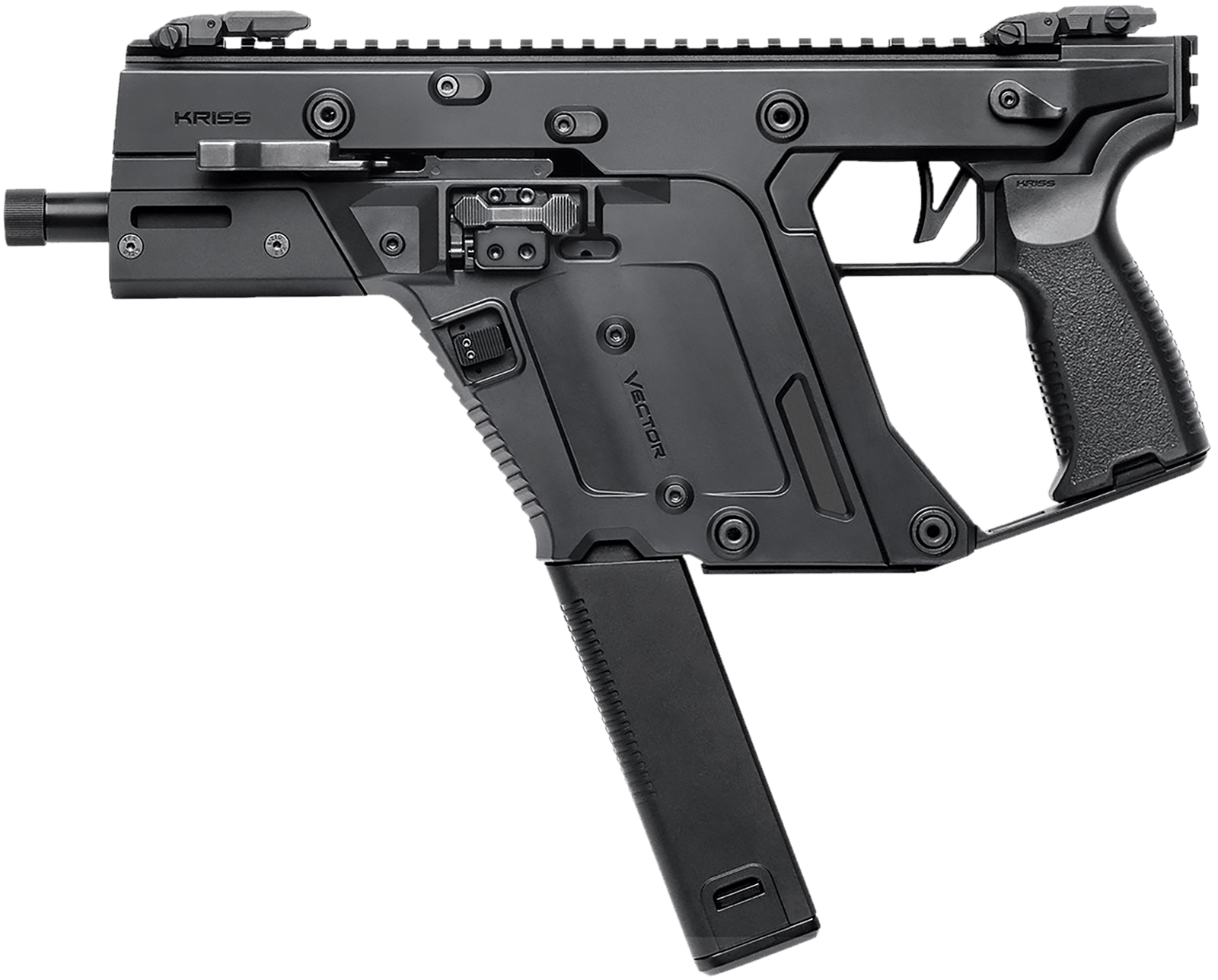 Kriss USA KV103PBL00 Vector SDP Gen3 10mm Auto 33+1 5.50" Black Nitride Threaded Barrel, M-LOK Handguard, Black Picatinny Rail Receiver & Rear, Black Polymer Grip, Ambidextrous, Glock Mag Compatible