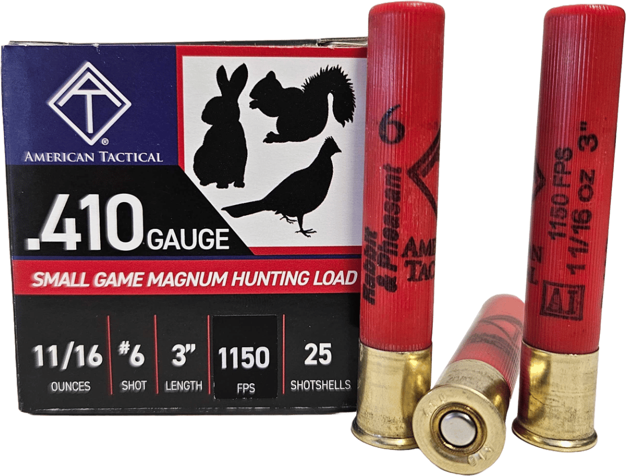 ATI ATIAC41036 Target Load 410Gauge 3" 11/16oz 6Shot 25 Per Box/10 Case
