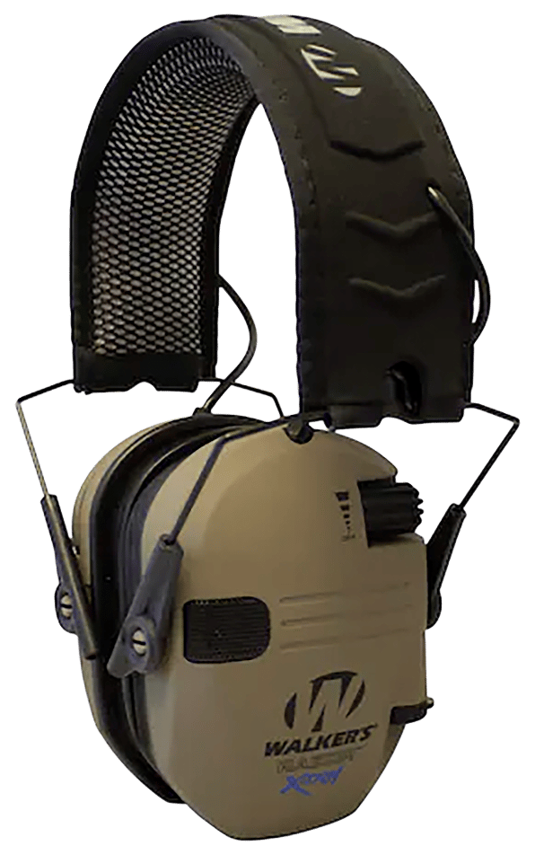 Walker's GWPXRSEMFDE Razor X-TRM Digital Electronic Muff 21 dB Over the Head Flat Dark Earth Polymer