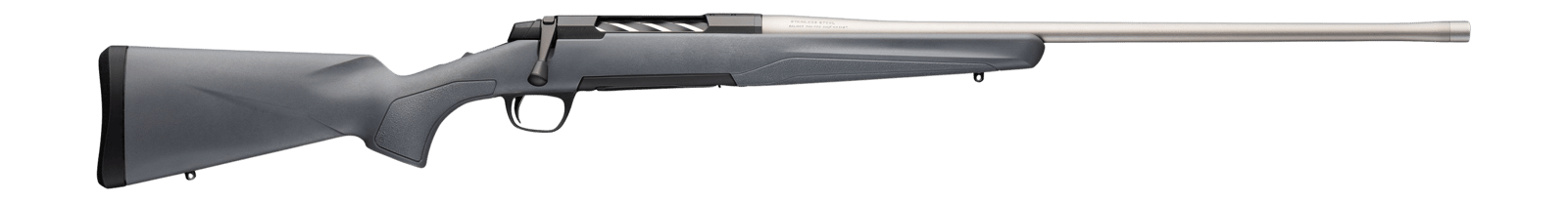 Browning 036114297 X-Bolt 2 Special SPR Full Size 300 PRC 3+1 26" Matte Stainless Threaded Barrel, Matte Stainless Steel Drilled & Tapped Receiver, Gray Adj Comb & LOP Synthetic Stock, Right Hand