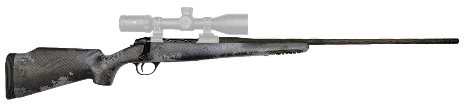 Fierce Firearms FRG7MMRM24BU Twisted Rage Full Size 7mm Rem Mag 3+1 24" Black Cerakote Fluted Threaded Barrel, Black Cerakote Steel Receiver, Urban Camo C3 Carbon Rage w/Pic Rail Carbon Fiber Stock