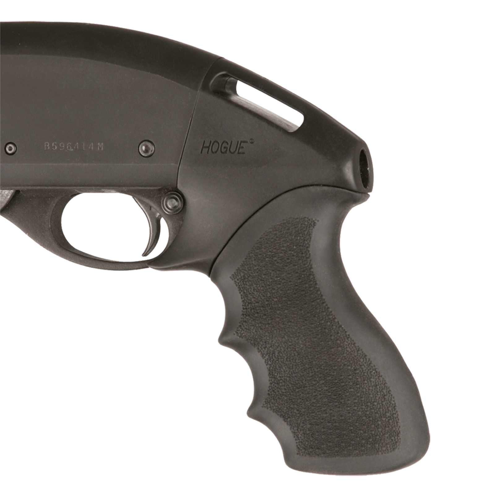 Hogue 08714 Tamer Black Rubber Pistol Grip with Finger Grooves for Remington 870