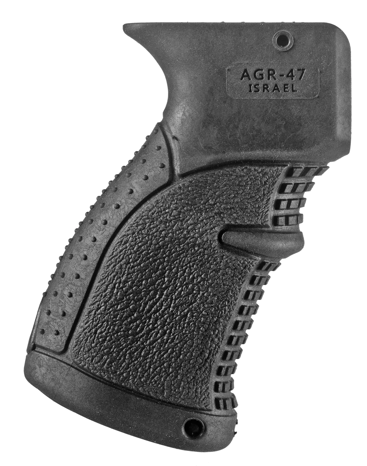 FAB Defense FXAGR47B AGR-47 Ergonomic Rubberized Pistol Grip for AK-47/74/ AKS-74U Krinkov/ ATI Galil Fiberglass Reinforced Black Polymer