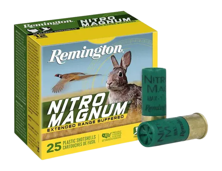 Remington Ammunition 26682 Nitro Magnum 12Gauge 3" 1 7/8oz 2Shot 25 Per Box/10 Case