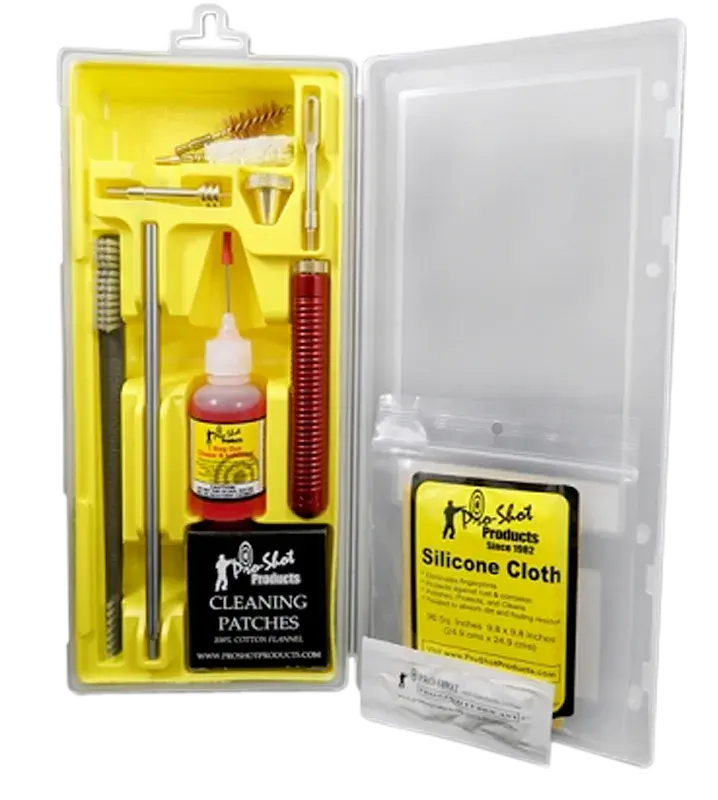 Pro-Shot P45KIT Classic Box Kit .45 Cal Pistol/Yellow Plastic Case