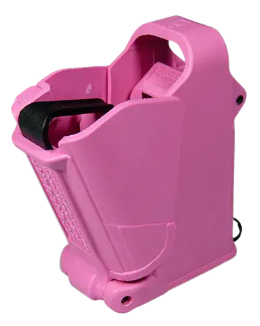 Maglula UP60P UpLULA Loader & Unloader Double & Single Stack Style made of Polymer with Pink Finish for 9mm Luger, 45 ACP Pistols