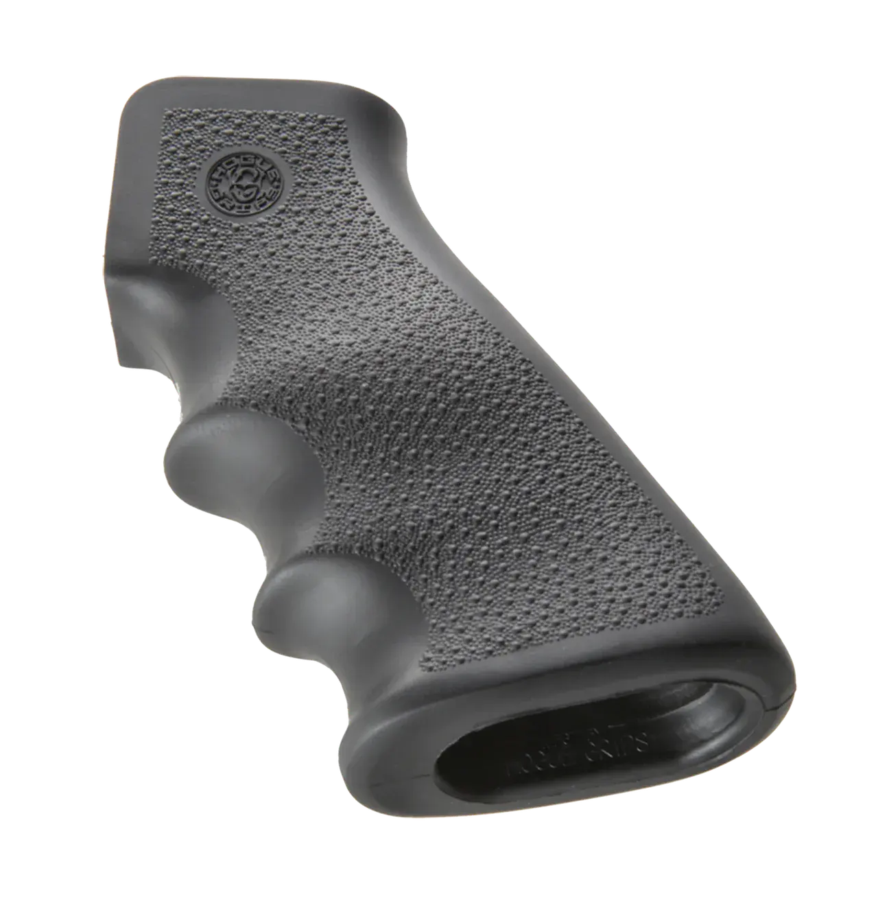 Hogue 15000 OverMolded Grip Black Rubber with Finger Grooves for AR-15, M16