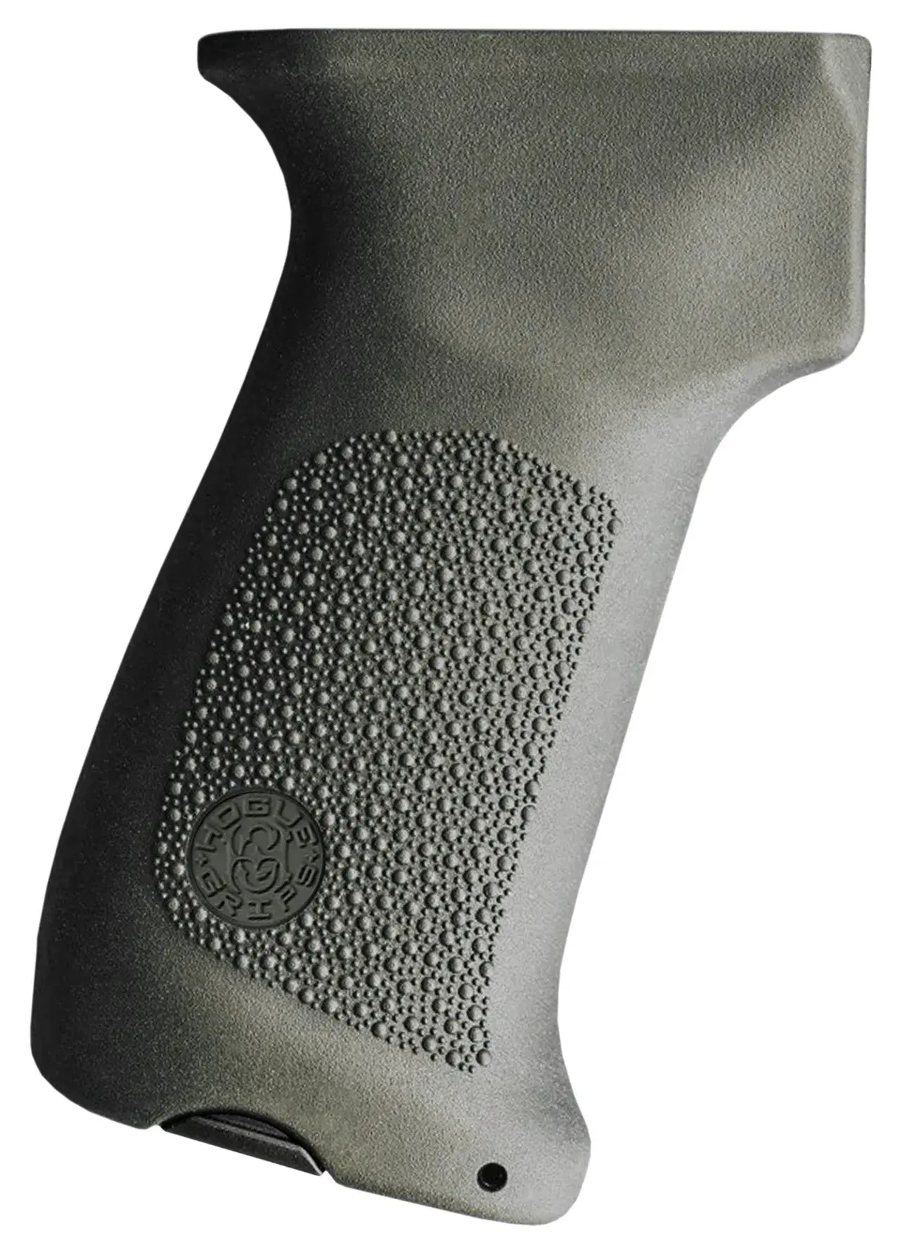 Hogue 74031 Pistol Grip w/o Finger Grooves OD Green Overmolded Rubber Fits AK-47/AK-74