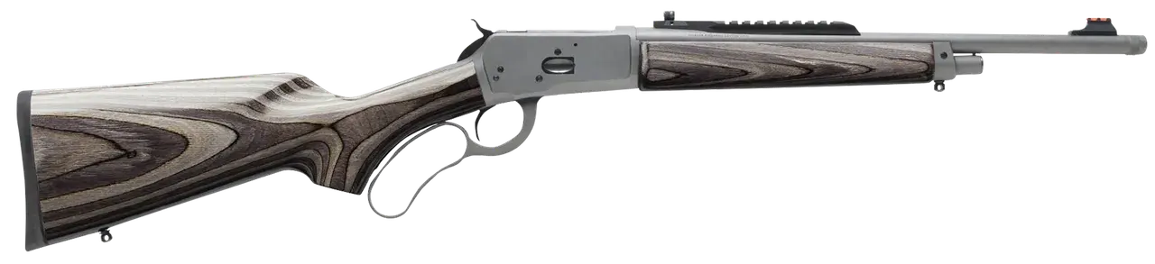 Chiappa Firearms 920409 Wildlands 1892 Full Size 44 Mag 5+1 16.50" Mystikote Dark Gray Steel Barrel, Mystikote Dark Gray Picatinny Rail Steel Receiver, Fixed Gray Laminate Stock