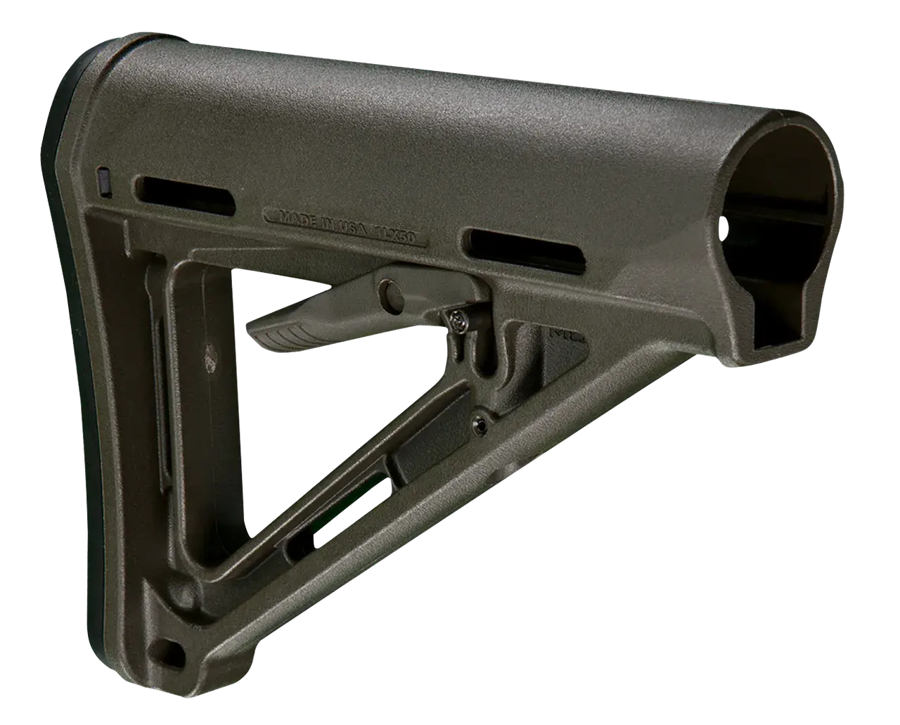 Magpul MAG400-ODG MOE Carbine Stock OD Green Synthetic for AR-15, M16, M4 with Mil-Spec Tube (Tube Not Included)