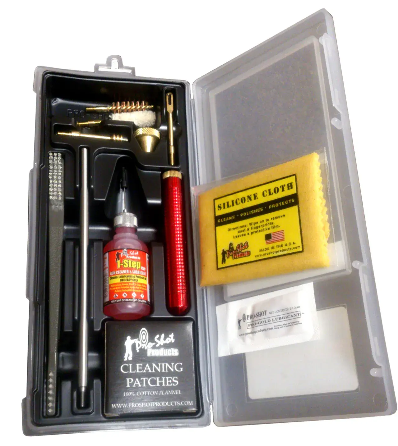 Pro-Shot P389KIT Classic Box Kit .38/ .357/ 9mm Cal Pistol/Yellow Plastic Case