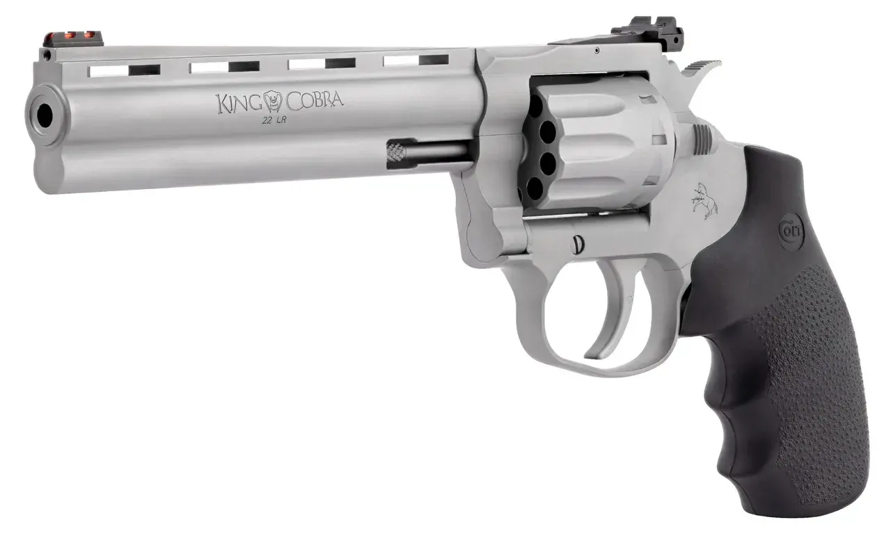 CLT KING COBRA 22LR 6 MATTE SS HOGUE 10RD