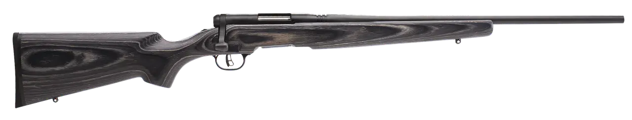 Savage Arms 96971 B.MAG Sporter Full Size 17 WSM 8+1 22" Matte Black Sporter Barrel, Matte Black Drilled & Tapped Carbon Steel Receiver, Gray Fixed Laminate Stock, Right Hand