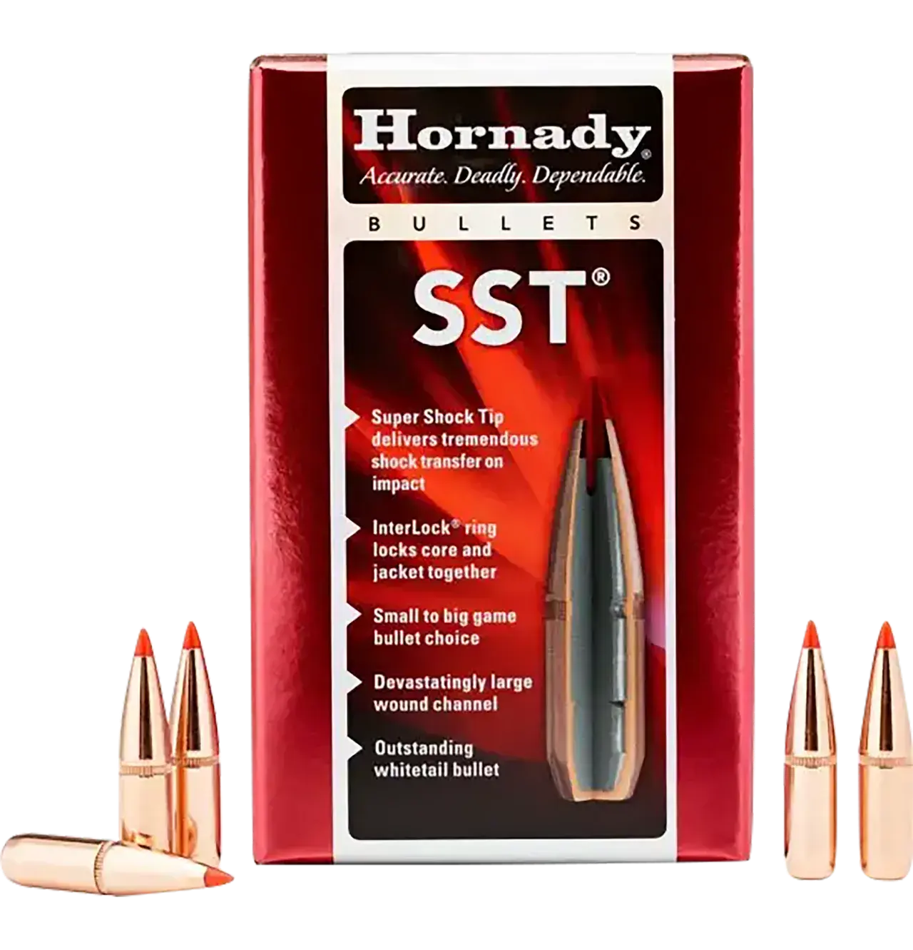 Hornady 30302 SST 30 Cal .308 150 gr Super Shock Tip 100 Per Box/ 15 Case