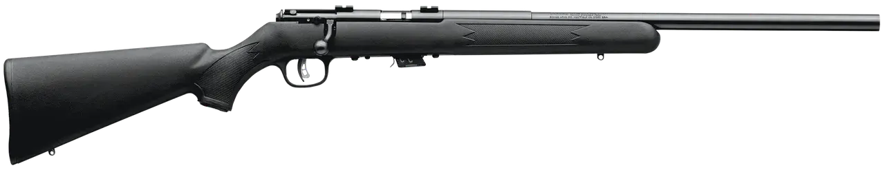 Savage Arms 28700 Mark II FV Full Size 22 LR 5+1 21" Matte Black Heavy Button Rifled Barrel, Matte Black Drilled & Tapped Carbon Steel Receiver, Matte Black Fixed Synthetic Stock, Right Hand