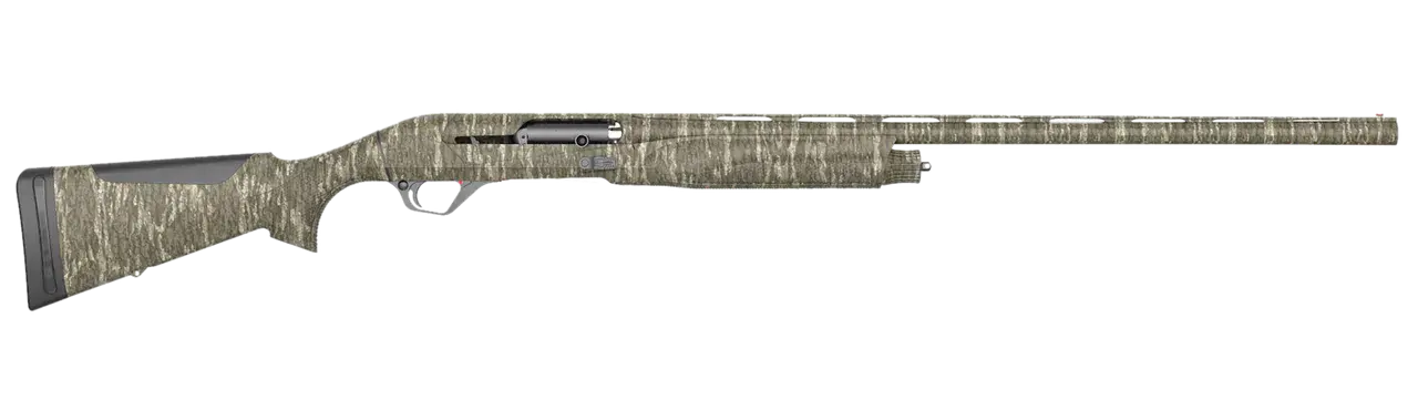 Retay USA ACEMBL26 Ace Full Size 12 Gauge Semi-Auto 3.50" 3+1 26" Bottomland Vent Rib Barrel, Bottomland Drilled Back Steel Receiver, Adj Shim Bottomland Synthetic Stock, Ambidextrous