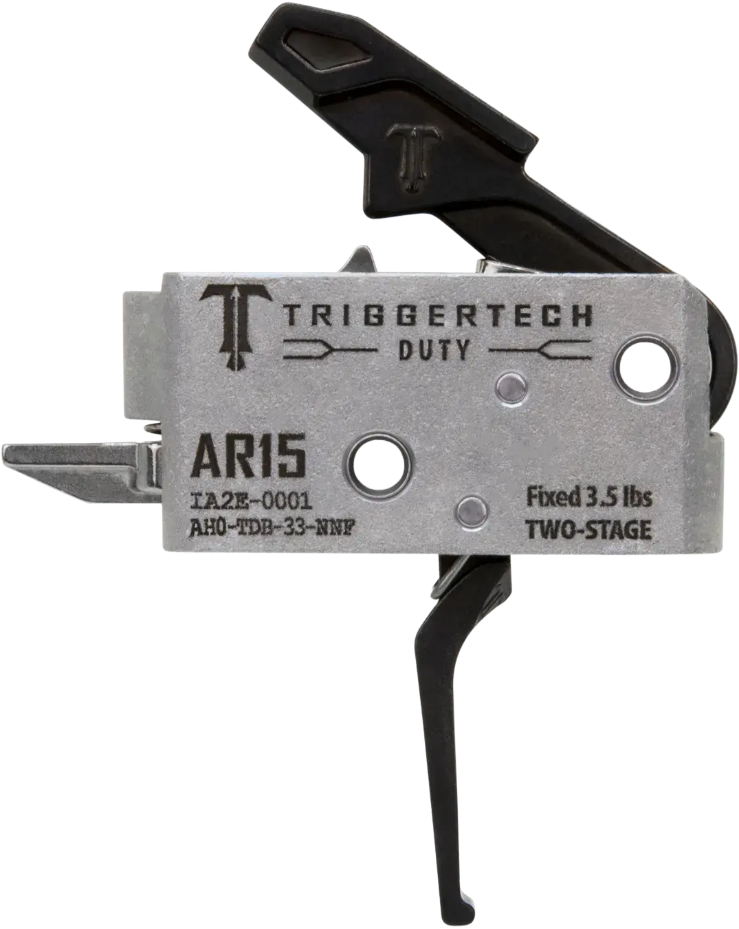 TriggerTech AH0TDB33NNF Duty Flat Trigger Two-Stage 3.50 lbs Draw Weight Fits AR-15