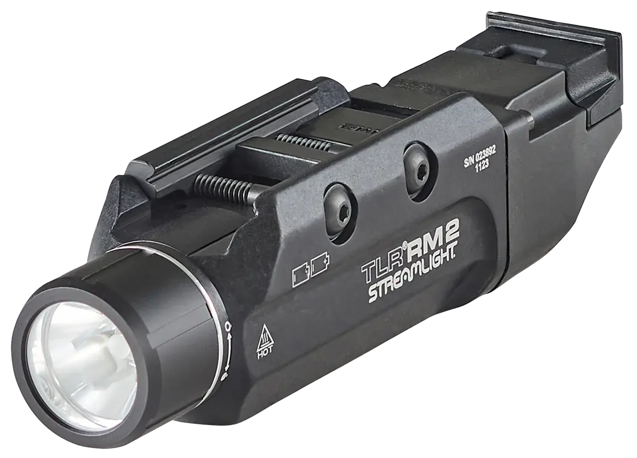 Streamlight 69451 TLR-2 RM Black Anodized Aluminum, 1,000 Lumens White, 297 Meters Beam, Picatinny Rail Mount