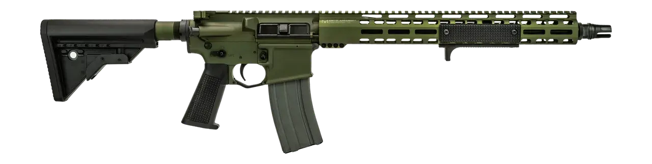 Griffin Armament MK1RECCEWHG-W MK1 RECCE 223 Wylde 30+1 16.10" Black Anodized Barrel, Warhawk Green Anodized Aluminum Receiver w/Picatinny Rail, M-LOK Handguard, Griffin Extreme Condition Black Polyme