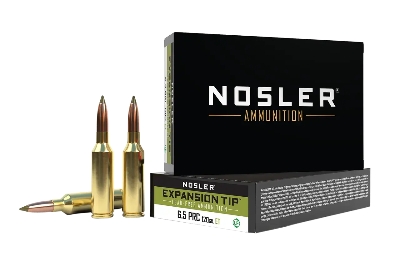 Nosler 40688 E-Tip 6.5PRC 120gr Spitzer E Tip Lead Free 20 Per Box/10 Case