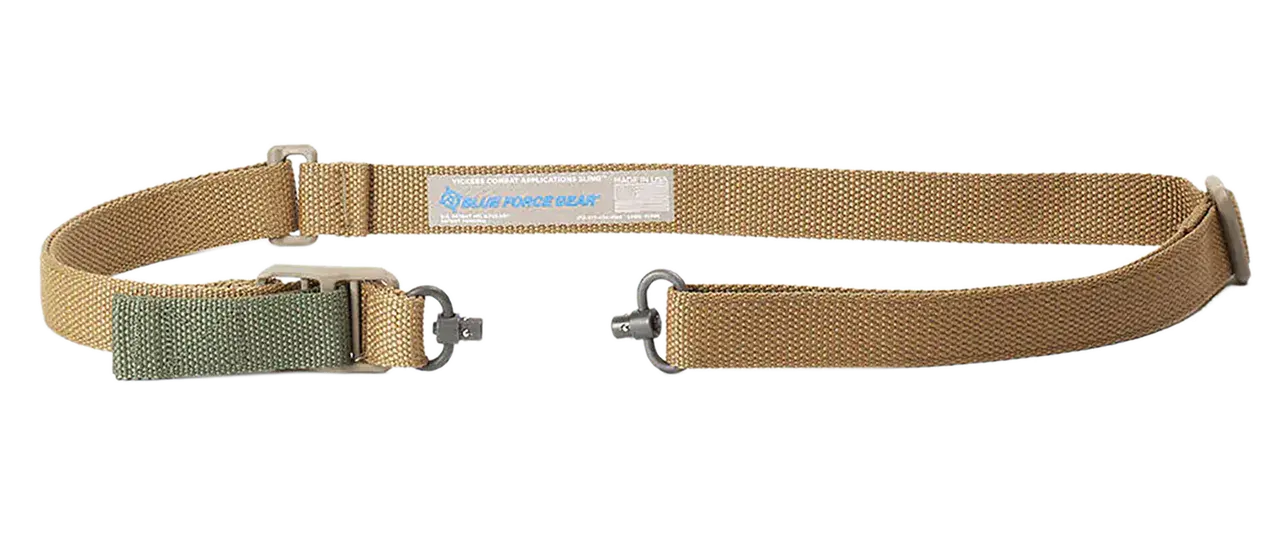 Blue Force Gear VCASPB100AACB Vickers Push Button Sling Coyote Brown Cordura