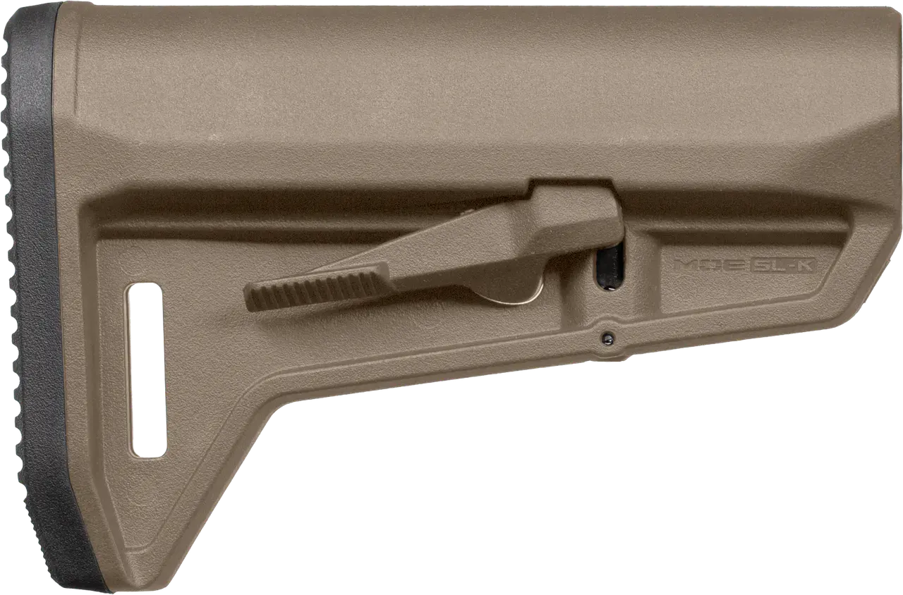 Magpul MAG626-FDE MOE SL-K Carbine Stock Flat Dark Earth Synthetic for AR-15, M16, M4 with Mil-Spec Tube (Tube Not Included)