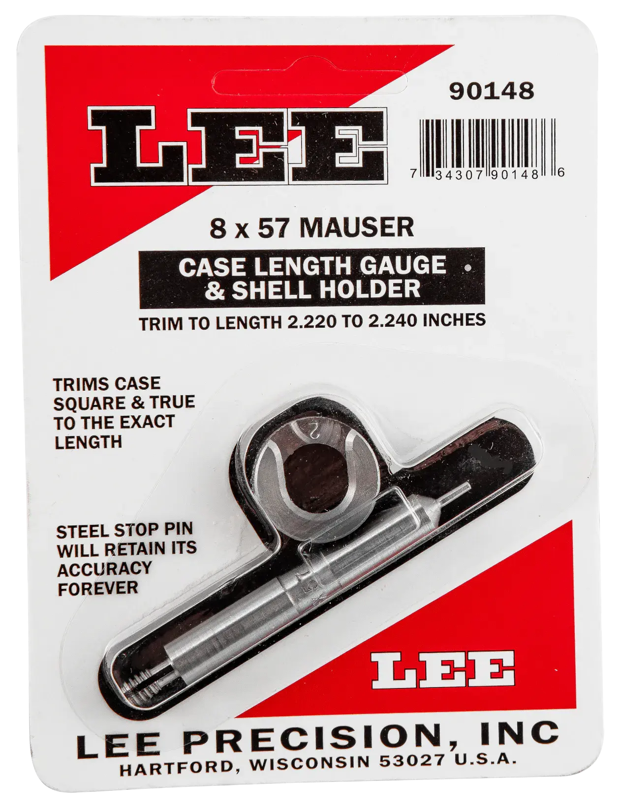 Lee Precision 90148 Case Length Gauge 8x57 Mauser