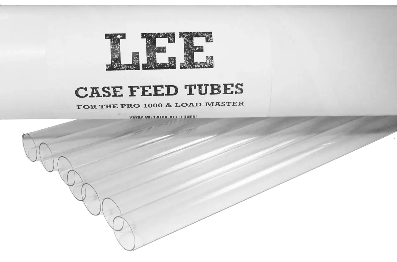 Lee Precision 90661 Case Feeder Tubes Clear Multi-Caliber Plastic 7 Per Pkg