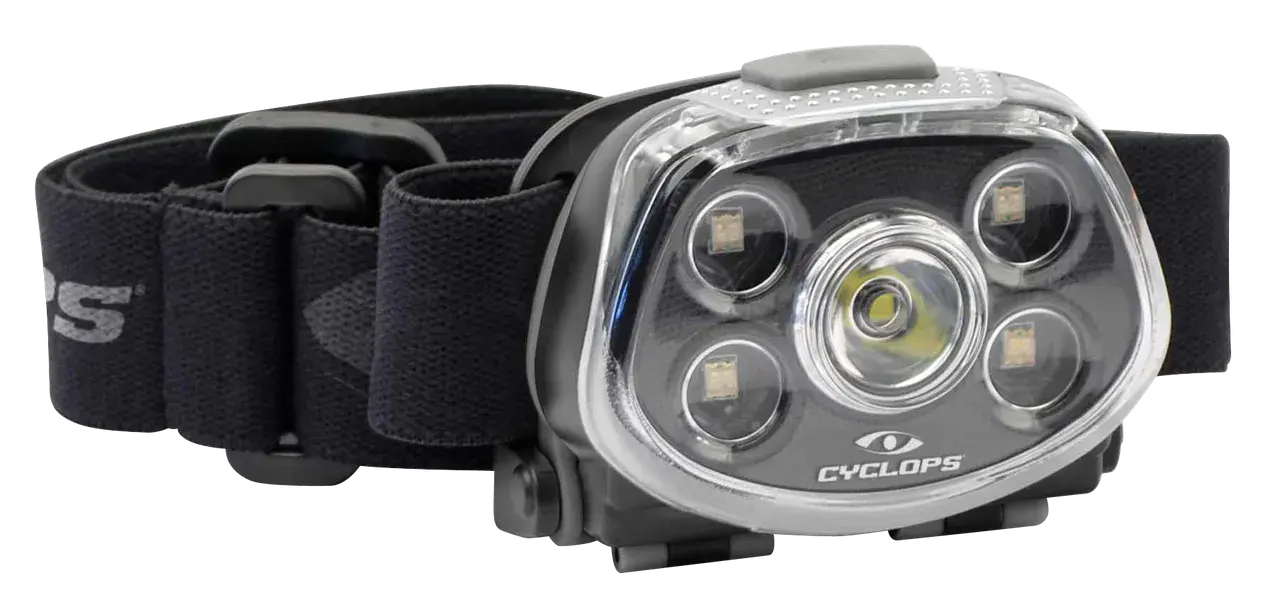 Cyclops CYCHLFXP XP Force 15/350 Lumens Red/Green/White Cree LED Bulb Black