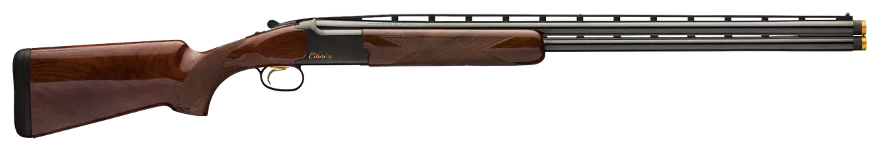 Browning 018115303 Citori CX 12 Gauge 3" 2rd 30" Lightweight Blued Barrels, Gold Accented Receiver, American Black Walnut Stock, Crossover Design For Hunting/Sporting Clay/Skeet/Trap